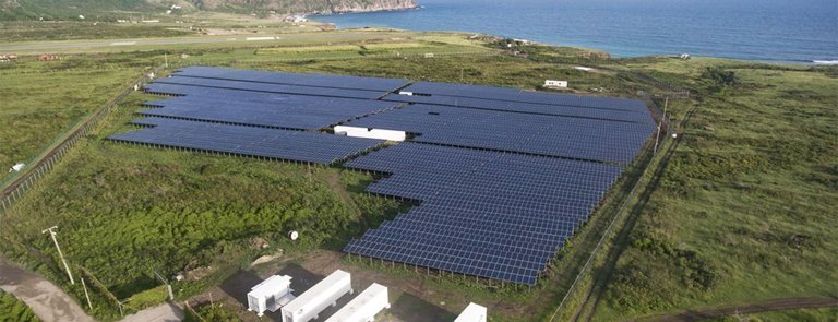 PV-Diesel-Hybrid-System - St. Eustatius, Karibik