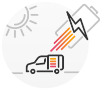 Schnell laden mit bis zu 2 x 22 kW