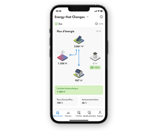 Visualisez vos données énergétiques en temps réel - SMA Energy App
