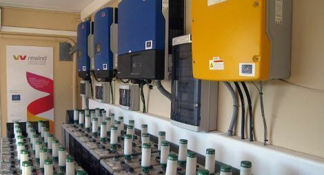 PV Diesel Hybrid Application, Barbsatro, Spain